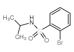 2-溴-N-异丙基苯磺酰胺结构式