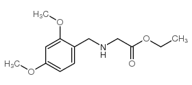 N-(2,4-二甲氧基苄基)甘氨酸乙酯结构式