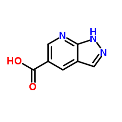 1H-吡唑[3,4-b]嘧啶-5-羧酸结构式