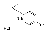 1-(4-bromophenyl)cyclopropanamine hydrochloride结构式