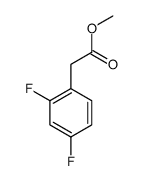 methyl 2-(2,4-difluorophenyl)acetate结构式