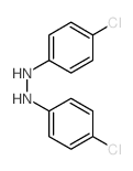 N,N’-双-(4-氯-苯基)-肼结构式