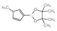 1-甲基-3-(4,4,5,5-四甲基-1,3,2-二噁硼烷-2-基)-1H-吡咯结构式
