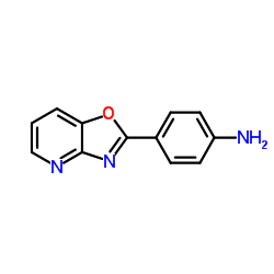 4-(Oxazolo[4,5-b]pyridin-2-yl)aniline结构式