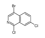 4-bromo-1,7-dichloroisoquinoline结构式