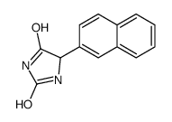 5-(2-Naphthyl)-2,4-imidazolidinedione结构式