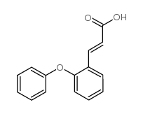 3-(2-苯氧基苯基)丙烯酸结构式
