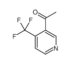 1-[4-(三氟甲基)-3-吡啶]乙酮结构式