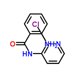 2-氨基-N-(2-氯吡啶-3-基)苯甲酰胺结构式