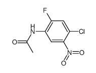 N-(4-chloro-2-fluoro-5-nitrophenyl)acetamide结构式