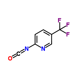 2-异氰酰基-5-(三氟甲基)吡啶结构式
