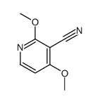 2,4-dimethoxypyridine-3-carbonitrile结构式