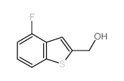 (4-Fluoro-1-benzothiophen-2-yl)methanol结构式
