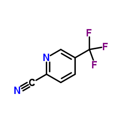 2-氰基-5-三氟甲基吡啶结构式