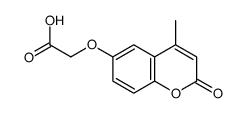 [(4-Methyl-2-oxo-2H-chromen-6-yl)oxy]acetic acid结构式