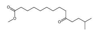 methyl 13-methyl-10-oxotetradecanoate结构式