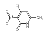 4-氯-6-甲基-3-硝基吡啶-2(1h)-酮结构式
