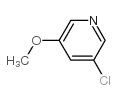 3-氯-5-甲氧基吡啶结构式