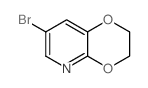 7-溴-2,3-二氢-[1,4]二噁英[2,3-b]吡啶结构式