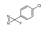 3-(4-chlorophenyl)-3-fluorodiazirine结构式