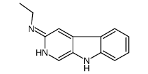 N-ethyl-9H-pyrido[3,4-b]indol-3-amine结构式