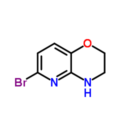 6-溴-3,4-二氢-2H-吡啶并[3,2-b][1,4]噁嗪结构式