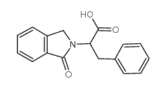 2-(1-氧代-1,3-二氢-2H-异吲哚-2-基)-3-苯丙酸结构式