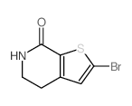 2-溴-5,6-二氢噻吩并[2,3-C]吡啶-7(4H)-酮结构式