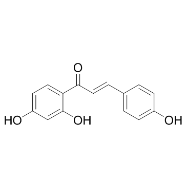 异甘草素； 4,2',4'-三羟基查耳酮结构式