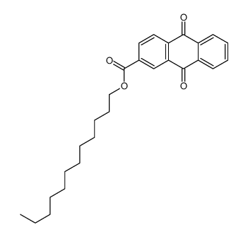 dodecyl 9,10-dioxoanthracene-2-carboxylate结构式