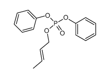 (E)-2-butenyl diphenyl phosphate结构式