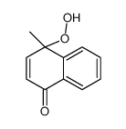 4-hydroperoxy-4-methylnaphthalen-1-one结构式