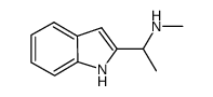 2-[1-(Methylamino)ethyl]indole结构式