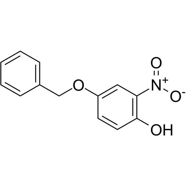 2-硝基-4-(苯基甲氧基)-苯酚结构式
