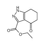 4-氧-4,5,6,7-四氢-1氢-吲哚-3-甲酸乙酯结构式