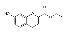 7-羟基苯并二氢吡喃-2-羧酸乙酯结构式