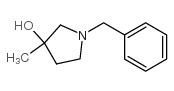 3-甲基-1-(苯甲基)-3-吡咯烷醇结构式