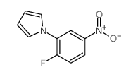 1-(2-氟-5-硝基苯基)-1H-吡咯结构式