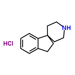 2,3-DIHYDROSPIRO[INDENE-1,4'-PIPERIDINE] HYDROCHLORIDE结构式