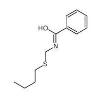 N-(butylsulfanylmethyl)benzamide结构式
