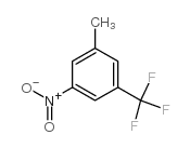 1-methyl-3-nitro-5-(trifluoromethyl)benzene结构式
