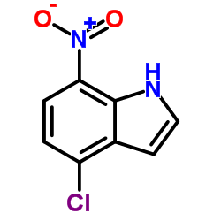 4-Chloro-7-nitro-1H-indole结构式