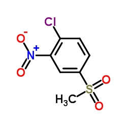 2-硝基-4-甲砜基氯苯结构式
