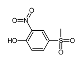 3-硝基-4-羟基苯基甲基砜结构式