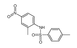 4-methyl-N-(2-methyl-4-nitrophenyl)benzenesulfonamide结构式