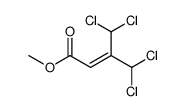 methyl 4,4-dichloro-3-(dichloromethyl)but-2-enoate结构式
