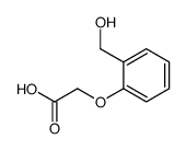 (2-羟基甲基苯氧基)-乙酸结构式
