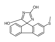 2-methylsulfanylspiro[fluorene-9,5'-imidazolidine]-2',4'-dione结构式