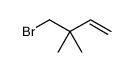 1-Butene, 4-bromo-3,3-dimethyl结构式