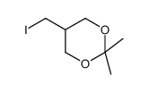 5-(Iodomethyl)-2,2-dimethyl-1,3-dioxane结构式
